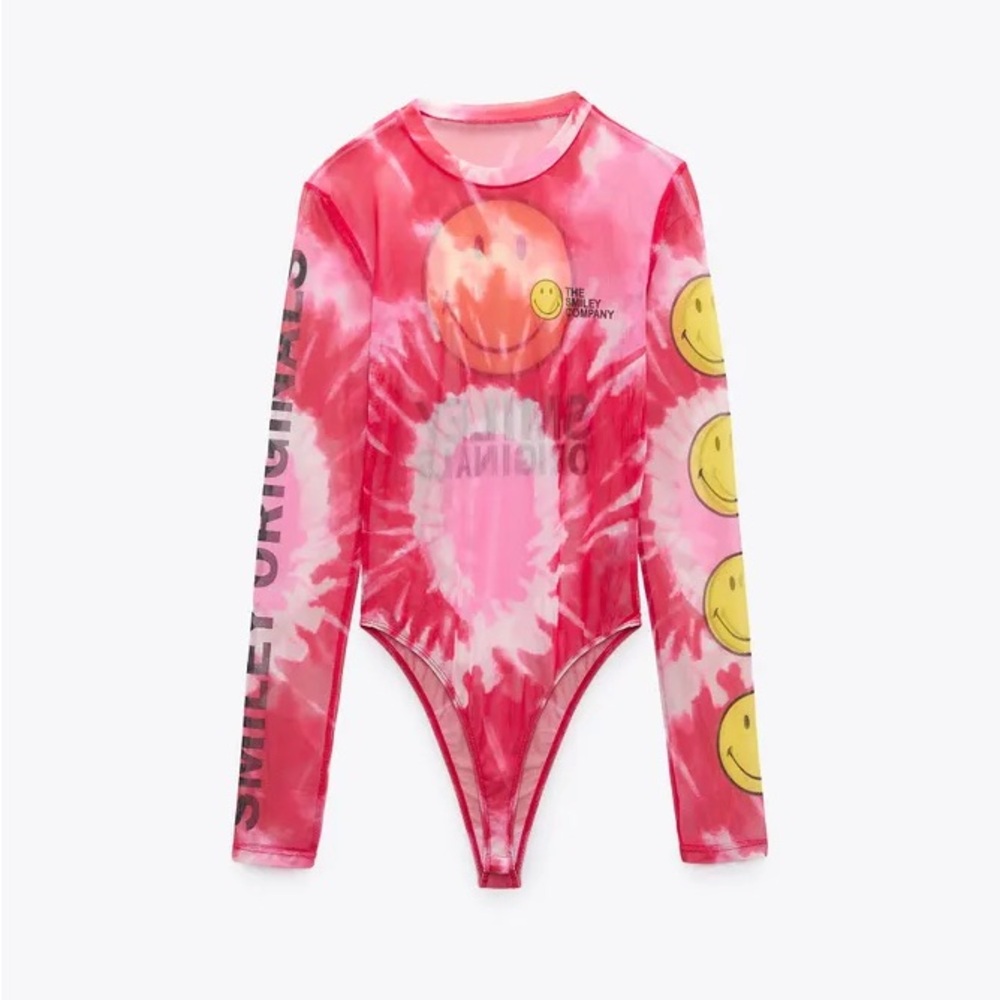 ZARA SMILEY ® SEMI-SHEER BODYSUIT